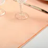 Столовый бегун 10pcs Organza Table Runners Столовая золото 30 см x 275 см свадебного банкет рождественские украшения для вечеринок 12in x108in 230322