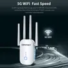 Répéteur Wifi 1200Mbps Prolongateur de portée Wi-fi 2.4Ghz Prolonger le signal du routeur Wifi domestique Amplificateur de portée sans fil WIFI 11N