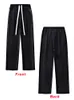 Męskie spodnie wiosna jesień czarne bawełniane spodnie dresowe mężczyźni mody streetwear szerokie nogi joggery luźne zwykłe proste spodnie trasy plus rozmiar 8xl 230321
