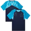 WILLIA F1 T-shirt Apparel Formule 1-fans Extreme sportfans Ademend F1 Kleding Top Oversized Custom 2023