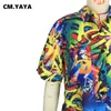 Trainingspakken voor dames CM.YAYA Chique tie-dye letterprint damesset met korte mouwen, mini-shirt en shorts 2023 Street Two 2-delige set outfit trainingspak P230320