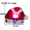 Decorazioni natalizie Decorazioni per feste a led Cappello Pupazzo di neve per bambini Anno Natale Regalo per bambini a casa