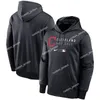 Cleveland''Guardians''Hoodie Hommes Femmes Jeunes Olive 2022 Salut au Service Therma Performance Pull Maillot Personnalisé Baseball Sweat à capuche