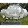 Grote Clear Top Outdoor Opblaasbare Bubble Tent Huis Campagne Dome Met Slaapkamer En Toilet Voor Camping Transparant Hotel Glamping