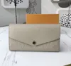 Carteiras de designer de moda Empreinte de luxo bolsas masculinas envelopem as mulheres com estojo de flores de longa dinâmica Sarah Ladies Slim Money Clutch Sachs com caixa