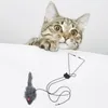 Cat Toys Retractable Interactive Toy Hanging Door Funny Stick Scratch Rope Mouse Tease Pet Catching Training Tools