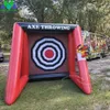 Competencia interactiva Juegos de lanzamiento de hachas inflables Carnaval Sports Athletic Target Ship Show Trow Trow Dart Sticky Cage Outdoor