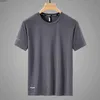 Men's T-Shirts Quick Dry Sport T Shirt Men'S 2023 Short Sleeves Summer Casual White Plus OverSize 6XL 7XL 8XL 9XL Top Tees GYM Tshirt Clothes W0322