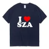 メンズTシャツ私はszaグッドデイズグラフィックプリントTシャツTシャツ男性女性ヒップホップラッパー90Sビンテージ半袖ティーティーンストリートウェアトレンドTシャツW0322