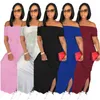 2024 Yeni Tasarımcı Maxi Elbiseler Plus Boyut 3xl Yaz Kadın Çöp Boyun Elbise Bayanlar Kısa Kollu Bodycon Elbise Seksi Tatiller Plaj Giyim Toplu Toptan Kıyafetler 5121-1