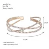 Bangle YFJEWE Trendy Crystal Bracelet Female Fashion Wedding Jewelry Gold Color Rhinestone Bangles Bracelets For Women B280