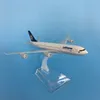 ElectricRC Car Jason Tutu 16cm Lufthansa Airbus A340 Airplane Model Plane Aircraft Diecast Metal 1400 Scale Planes Drop 230323