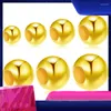 Klusterringar zsfh 24k Pure Gold Ring Real Au 999 Solid Elegant Shiny Beautiful Upskala Trendiga klassiska smycken säljer 2023