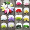 Dekorativa blommor 10 huvuden Artificiell blommor Silk Rose Color Eucalyptus lämnar Peony Bouquet Fake For Wedding Table Party Vase Home Decor