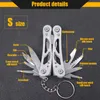 Faca multiuso aço inoxidável Multitool Pocket Pocket Pocket Pellers dobring Facing Pellers Portable dobring Blade Navaja MultiusossSculpture