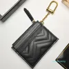 キーチェーン装飾Zipper Coin Purse＃627064 ITEM272B 011としてマーモントカードホルダーブランドの財布を設計しました