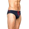 Swimwear voor heren sexy man's merk zwemmen push-up pad zwem trunks lage taille zwemmen heren briefs badmode boksers patchwork kleur verkoop zomer 230322