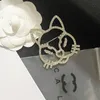 Дизайнерская академия значок бренд бренд бренд Unisex Animal Fashion Vintage Diamond Wedding Part Pint Pin Pin Cavel Pare Luxury Love с коробкой