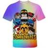 Männer T-Shirts Lustige Mikecrack T-shirt Kinder 3D Cartoon T Tops Kawaii Oansatz T-shirt Los Compas Anime Streetwear Compadretes T-shirt sommer W0322