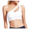 Femmes Shapers Yoga rembourré soutien-gorge femmes une épaule taille sous-vêtements Sexy Shake-proof exercice col haut