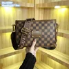 wholesale shoulder bag 2 colors simple and versatile contrast retro backpack street popular plaid handbag lightweight wear-resistant leather handbags 9922#