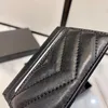 Unisex kortpaket mode svart mynt purses högkvalitativa toppdesigners väskor mini klassiska plånböcker lyxväska vintage plånbok grossist