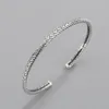 Bangle Design Vintage Punk Tarwes Patroon Open Bracelet Dames en Men Casual Fashion Boho Jewelry