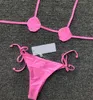 Women String Bikini Swimsuit Designer Thong Badkläder Två stycken baddräkt