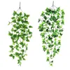 Decorative Flowers Artificial Hanging Vines Fake Plants Ivy Leaves Green Plant Leaf Garland Garden Flower Wall Decor