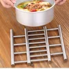 Dinnerware Sets Stainless Steel Rack Tray Adiabatic Pad Net Shelf Heat-insulated Fruit Airing Tool Kitchen Accessories 1pcs