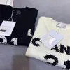 Version avancée Pulls pour femmes France Vêtements à la mode Lettre C Graphique 31 Broderie Mode Col rond Coach Channel Sweat à capuche Marques de luxe Pull hauts tees3