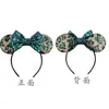Accessoires pour cheveux filles fête de vacances oreilles de souris bandeaux coloré papillon chapeaux femmes fille enfants bébé cadeau