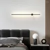 Lampa ścienna LED 350 ° Rotacja Nowoczesne długie światło na schody w sypialni domowej Sofa salon Sofa Dekoracja oświetlenia