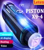 Leten X9 Automatic Piston Telescopic Masturbator Heating Blowjob Thrusting Moaning Male Masturbation Machine Cup Sex Toy For Men4154393