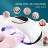 Nageltorkar 51LEDS nageltork UV LED -nagellampa för härdning av all gel nagellack med rörelseavkänning Professionell Manicure Salon Tool Equipment 230323