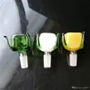 Hookahs New four-claw color bubble Wholesale Glass Bongs Accessories, Glass Water Pipe Smoking