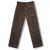 Men's Pants Retro Corduroy Cargo Men Women High Quality Black Pocket Thick Straight Casual Streetwear Winter Workwear Overalls 230323