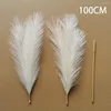 Fleurs décoratives 100CM Artificielle Pampa Herbe Faux Reed Plante DIY Artisanat De Mariage Fête De Famille Vase De Noël Décoration De La Maison