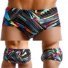 Mäns shorts Herrmode tryck Bikini Sexig vattentät boxare och badkläder Nylon Comfort Beach Swim Trunks A50