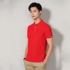 Men's rhoback polos Short Sleeve T-shirt Polo Shirt Business Casual Slim Fit Cotton Ice Silk