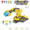 Andra leksaker Science Experiment Hydraulic Robot Mechanical Arm DIY 3in1 Assembled Explore Kids Engineering Education Set for Children 230323