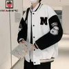 Vestes pour hommes Varsity Casual Baseball Coat Veste de marque de mode unisexe Slim Fit Bomber coupe-vent Baseball Jacket casual Hip Hop College wear 230323