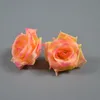 8cm Artificial Flower Rose Head Faux Real-like Wedding Wreaths Decorative Flowers Home Decoration (50pcs)