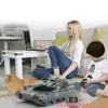 電気RC車充電式1 24リモートコントロールタンク2 4GミリタリートラックシミュレーションToys Toys RC Tanks for Boys Children Juguetes Para nios 230323