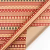 Presentförpackning 70 50 cm jul DIY -omslagspapper Set olika mönster Kraftdekoration