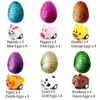 Favo di festa Le uova di Pasqua predefinite con giocattoli all'interno, uova di Pasqua di plastica pre-riempite scintillate con auto a tiro a tiro per animali Filler di uova di Pasqua BnvPregtwd