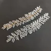 SLBRIDAL Hochzeits-Haarschmuck, handgefertigt, 3 Farben, Kristall-Strasssteine, Braut-Tiara, Stirnband, Hochzeitskrone, Haarschmuck, Brautjungfern, Damen-Schmuck 230323