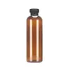 Tom Clear Brown Plastic Emulsion Lotion Bottle Pet Flip Lock Cosmetic Packaging Shampoo Hand Sanitizer Bottles Round Shoulder Refillable Container 350 ml 500 ml