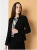 Abito a due pezzi Abito da donna alla moda Abbigliamento da lavoro Smoking formale Negoziazione aziendale Adatto per occasioni (gonna giacca) 16