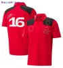 Wangcai01 Formule 1 2023 Team T-shirt Nieuwe F1 T-shirt Polo Shirts Motorsport Driver Red T Shirt Breathab Short Seve Jersey 0323H23